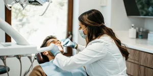 Dental implant consultation with Dr. Anand Shah at Celebrity Smiles West Melbourne dental office